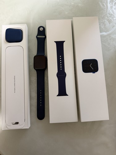 Apple watch series 44mm blu - watch, 6